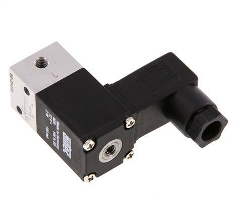 3/2 M5 NC Magnetventil 24V DC -0,95-8bar/-13,2-112psi Airtec