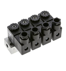 4x3/2 G1/8'' NC-Magnetventil 24V DC -0,95-10bar/-13,2-140psi Airtec