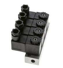 4x3/2 G1/8'' NC-Magnetventil 24V DC -0,95-10bar/-13,2-140psi Airtec