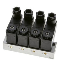 4x3/2 G1/8'' NC-Magnetventil 24V DC -0,95-10bar/-13,2-140psi Airtec