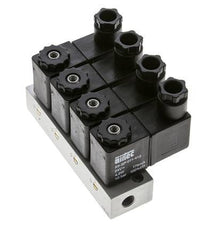 4x3/2 G1/8'' NC-Magnetventil 24V DC -0,95-10bar/-13,2-140psi Airtec
