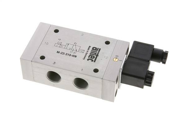 3/2 G1/2'' NC-Magnetventil 12V DC 1-10bar/14-140psi Airtec