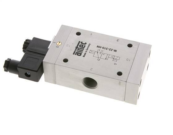 3/2 G1/2'' NC-Magnetventil 12V DC 1-10bar/14-140psi Airtec