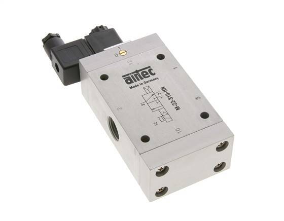 3/2 G1/2'' NC-Magnetventil 12V DC 1-10bar/14-140psi Airtec
