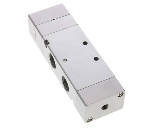 5/3 G1/2'' (G1/8'') Abgaszentrum Luftsteuerventil 1,5-8bar/21,0-112psi E.MC