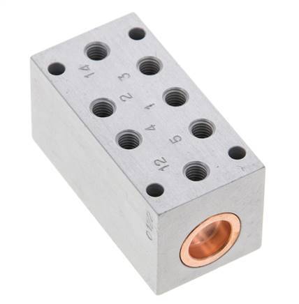 5/2 M5 Bistabiles Luftsteuerventil 0-10bar/0-140psi Airtec