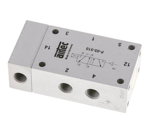 5/2 G1/8'' Luftsteuerventil ATEX 2-10bar/28-140psi Airtec