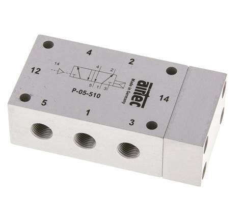 5/2 G1/8'' Luftsteuerventil ATEX 2-10bar/28-140psi Airtec