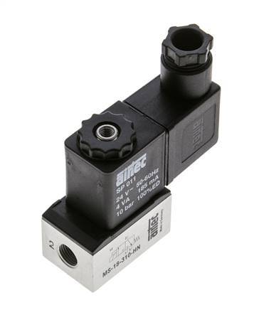 1x3/2 G1/8'' NC-Magnetventil 24V AC -0,95-10bar/-13,2-140psi Airtec