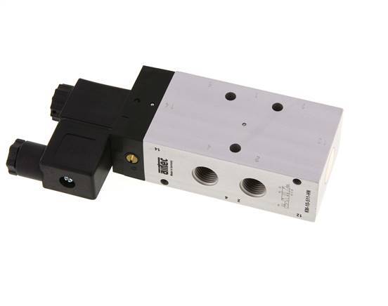 5/2 G1/4'' Magnetventil 115V AC 2,5-10bar/35,0-140psi Airtec