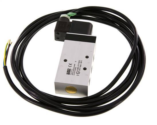 5/2 G1/4'' Magnetventil 230V AC ATEX 2,5-10bar/35,0-140psi Airtec