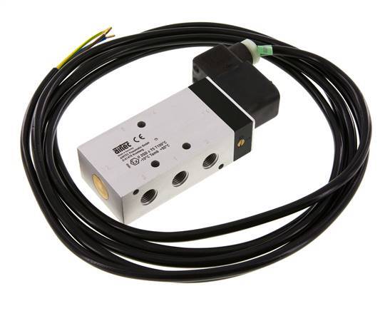5/2 G1/4'' Magnetventil 230V AC ATEX 2,5-10bar/35,0-140psi Airtec
