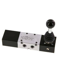 5/3 G1/8'' Druckzentrum Handhebelventil -0,95-10bar/-13,2-140psi