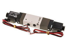 5/3 G1/8'' Druck-Center-Magnetventil 24V DC 2-10bar/28-140psi 2-poliger Stecker YPC