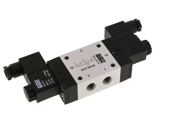 3/2 G1/4'' Bistable Solenoid Valve 230V AC 1.5-10bar/21.0-140psi Airtec