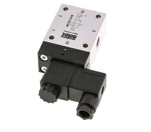3/2 G1/4'' NC-Magnetventil 24V AC 1,5-10bar/21,0-140psi Airtec
