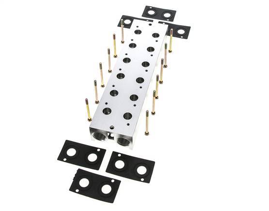 Verteiler 6-Stationen E.MC 3/2-fach