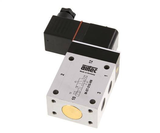 3/2 G1/4'' NC-Magnetventil 24V DC ATEX 1,5-10bar/21,0-140psi Airtec