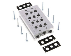 Verteiler 4-Stationen YPC SF2000 5/2 5/3-fach