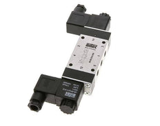 5/3 G1/8'' Exhaust Center Solenoid Valve 12V DC 3-8bar/42-112psi Airtec