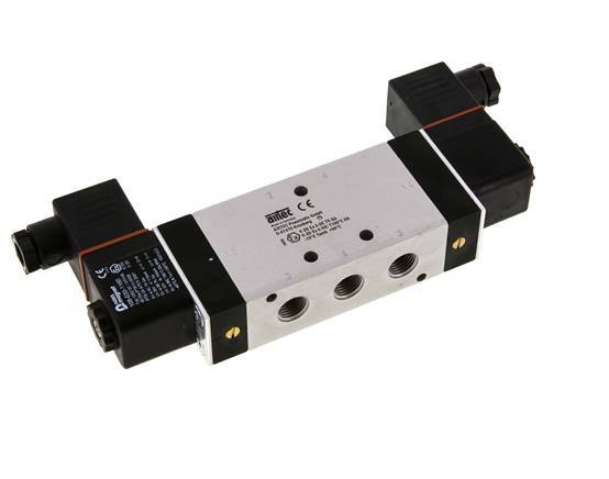 5/3 G1/4'' Auspuff-Mittelmagnetventil 24V DC ATEX 3-10bar/42-140psi Airtec