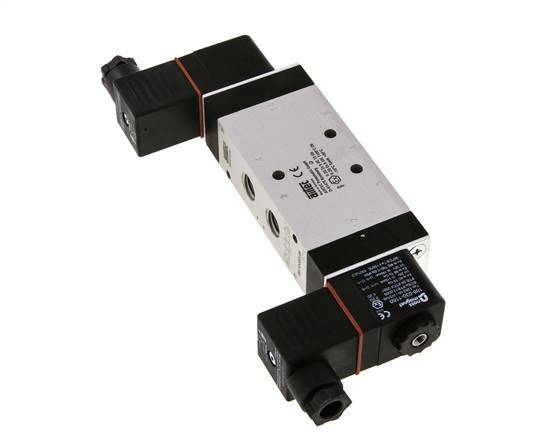 5/3 G1/4'' Auspuff-Mittelmagnetventil 24V DC ATEX 3-10bar/42-140psi Airtec