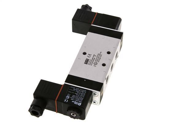 5/3 G1/4'' Auspuff-Mittelmagnetventil 24V DC ATEX 3-10bar/42-140psi Airtec