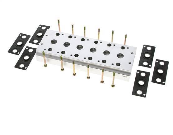Verteiler 6-Stationen E.MC 5/2 5/3-fach