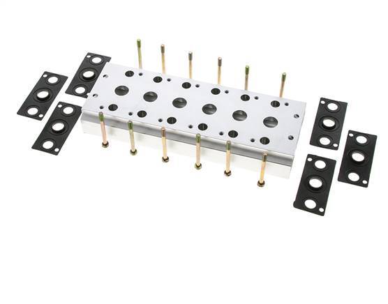 Verteiler 6-Stationen E.MC 5/2 5/3-fach