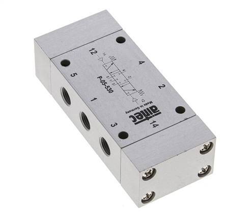 5/3 G1/8'' Center Closed Luftsteuerventil 0-8bar/0-112psi Airtec