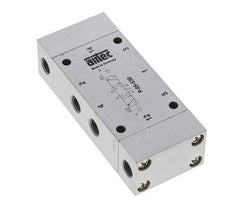 5/3 G1/8'' Center Closed Luftsteuerventil 0-8bar/0-112psi Airtec