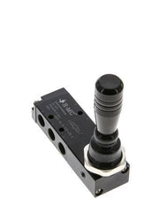 5/3 G1/8'' Mitte geschlossen Handhebelventil Raste 0-8bar/0-112psi E.MC