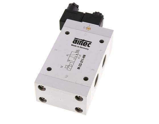 3/2 G1/2'' NC-Magnetventil 115V AC 2-10bar/28-140psi Airtec