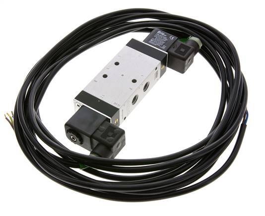 5/3 G1/4'' Center Closed Magnetventil 230V AC ATEX 3-10bar/42-140psi Airtec