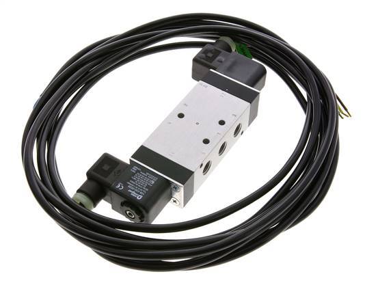 5/3 G1/4'' Center Closed Magnetventil 230V AC ATEX 3-10bar/42-140psi Airtec