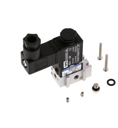 3/2 M5 NC-Magnetventil 230V AC 0-8bar/0-112psi YPC