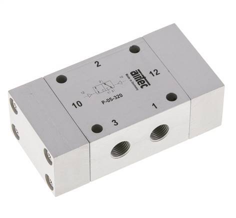 3/2 G1/8'' Bistabiles Luftsteuerventil ATEX 0-10bar/0-140psi Airtec