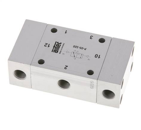 3/2 G1/8'' Bistabiles Luftsteuerventil ATEX 0-10bar/0-140psi Airtec