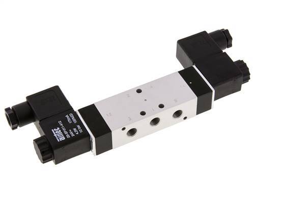 5/3 G1/8'' Druck-Center-Magnetventil 24V AC 3-10bar/42-140psi Airtec