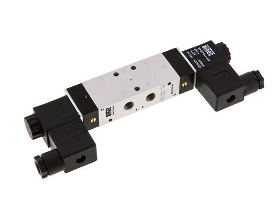5/3 G1/8'' Druck-Center-Magnetventil 24V AC 3-10bar/42-140psi Airtec