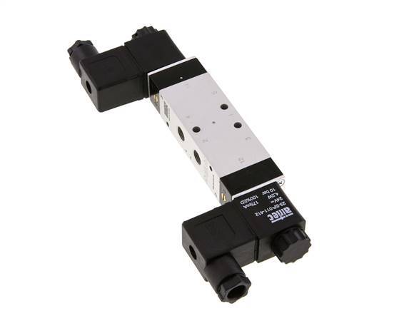 5/3 G1/8'' Druck-Center-Magnetventil 24V AC 3-10bar/42-140psi Airtec