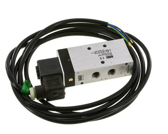 5/2 G1/4'' Magnetventil 24V DC ATEX 2.5-10bar/35.0-140psi Airtec
