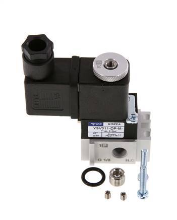 3/2 G1/8'' M5 (M5) NC-Magnetventil 115V AC 0-8bar/0-112psi YPC