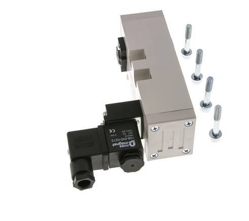5/2 ISO 5599-2 Magnetventil 24V DC 1,5-10bar/21,0-140psi YPC