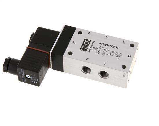 5/2 G1/4'' Magnetventil 24V DC ATEX 1,5-10bar/21,0-140psi Airtec