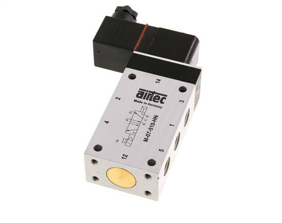 5/2 G1/4'' Magnetventil 24V DC ATEX 1,5-10bar/21,0-140psi Airtec