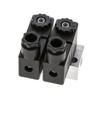 2x3/2 G1/8'' NC-Magnetventil 24V DC -0,95-10bar/-13,2-140psi Airtec