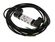 5/3 G1/8'' Abgas-Mittelmagnetventil 230V AC ATEX 3-10bar/42-140psi Airtec