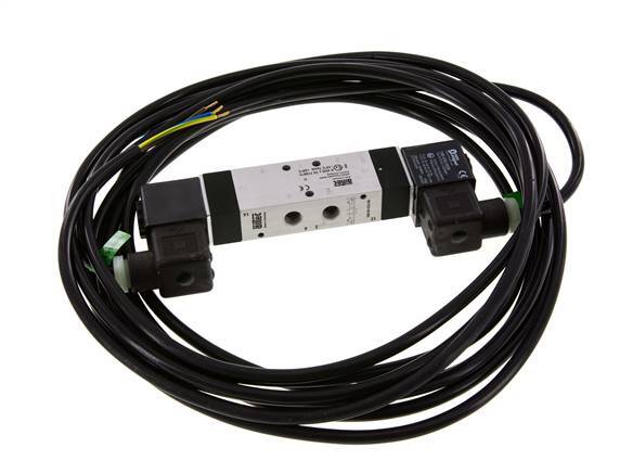 5/3 G1/8'' Abgas-Mittelmagnetventil 230V AC ATEX 3-10bar/42-140psi Airtec