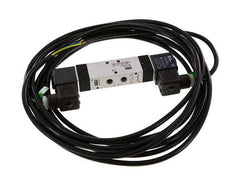 5/3 G1/8'' Abgas-Mittelmagnetventil 230V AC ATEX 3-10bar/42-140psi Airtec
